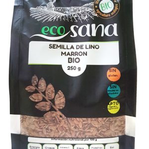 SEMILLA LINO MARRON BIO 250GR ECOSANA