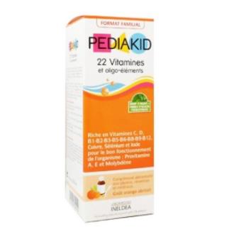 PEDIAKID 22 vitaminas-oligoelementos xarope 250ml.