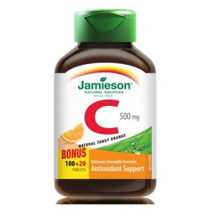 VITAMINA C 500mg. Sabor laranja 100comp.mastic.