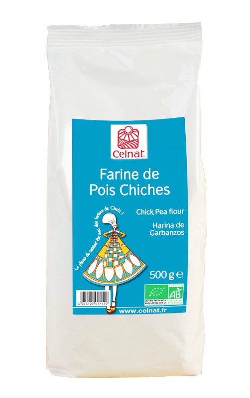 HARINA DE GARBANZO CELNAT BIO AB 500g