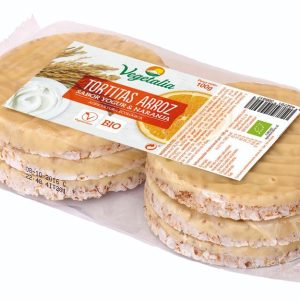 TORTITAS DE ARROZ YOGUR Y NARANJA BIO 100 GR
