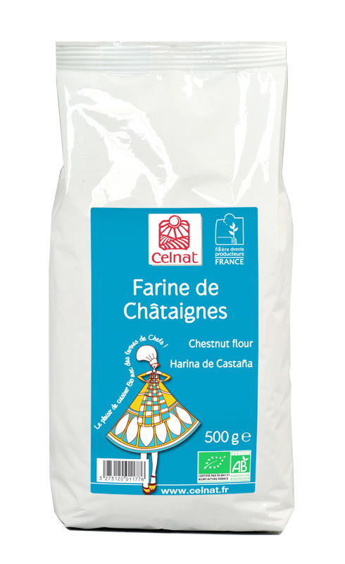 HARINA DE CASTAÑAS CELNAT BIO 500 g