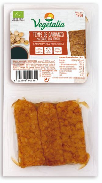 REFRIG TEMPE DE GARBANZO MACERADO BIO CCPAE 170 g