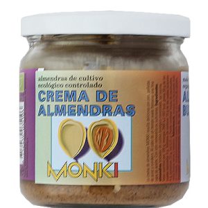 CREMA DE ALMENDRAS BIO MONKI 330 GR