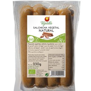 REFRIG SALCHICHA VEGETAL NATURAL BIO CAAE 230g