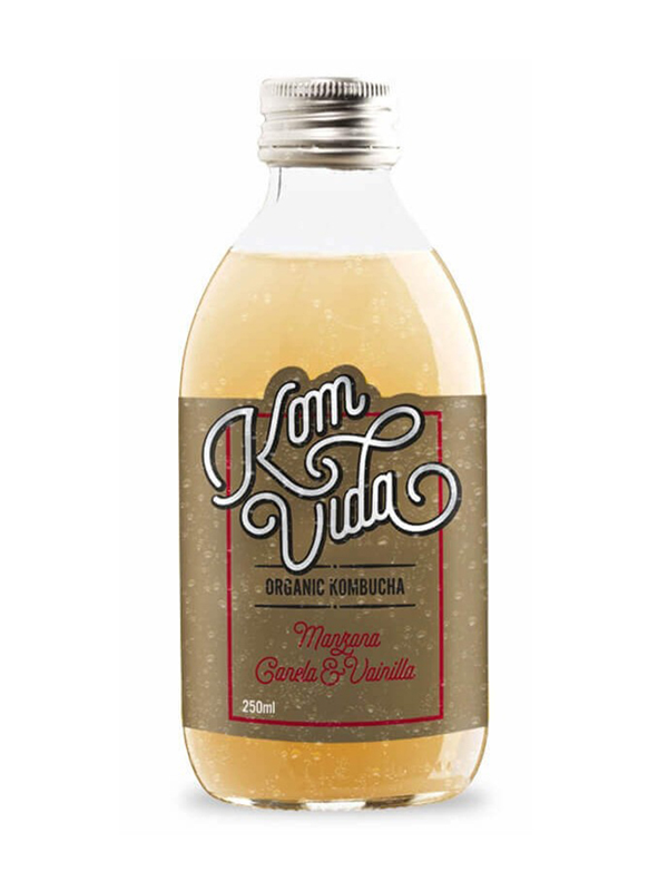 REFRIG KOMVIDA KOMBUCHA MANZANA CANELA VAINILLA 250 ML