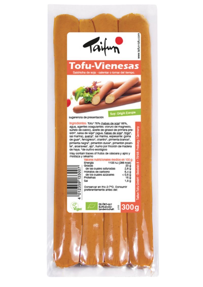 REFRIG SALCHICHAS VIENESAS DE TOFU BIO 300 g
