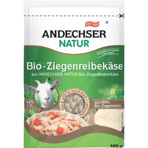 REFRIG QUESO RALLADO DE CABRA 48% MATERIA GRASA BIO 100 g - Andechser