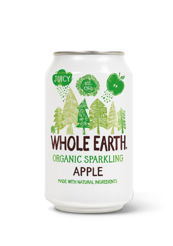 REFRESCO DE MANZANA BIO 330 ml -Whole Earth