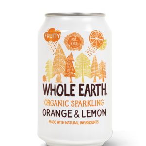 REFRESCO DE NARANJA Y LIMON BIO 330 ml -Whole Earth