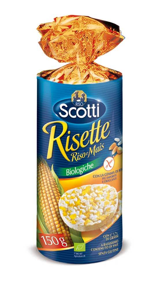 SCOTTI TORTITAS BIO ARROZ Y MAIZ 150G SIN GLUTEN