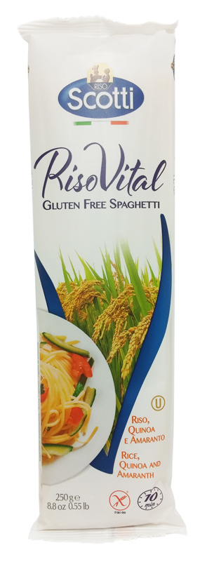 SCOTTI SPAGUETTI ARROZ QUINOA Y AMARANTO 250 G S/GLUTEN