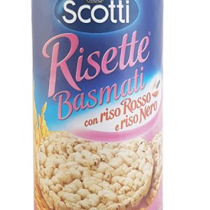SCOTTI TORTITAS BIO ARROZ BASMATI CON ARROZ ROJO Y NEGRO 120G SIN GLUTEN