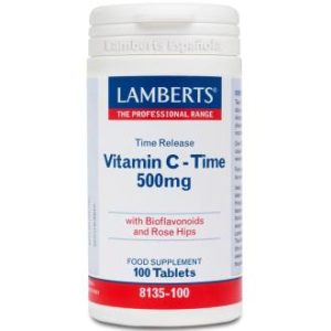 VITAMINA C 500mg TIME de libertação sustentada 100 comp.