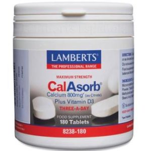 CALASORB citrato de calcio 800mg.180comp.