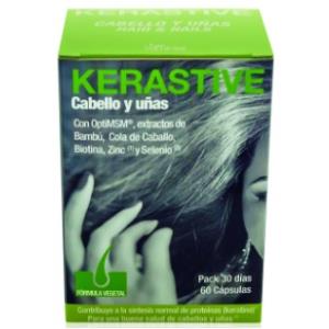 KERASTIVE cabelo unhas formula vegetal 60cap.