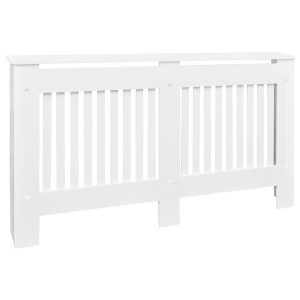 Capa de aquecedor / armário de aquecimento 152 cm, MDF branco - 665949