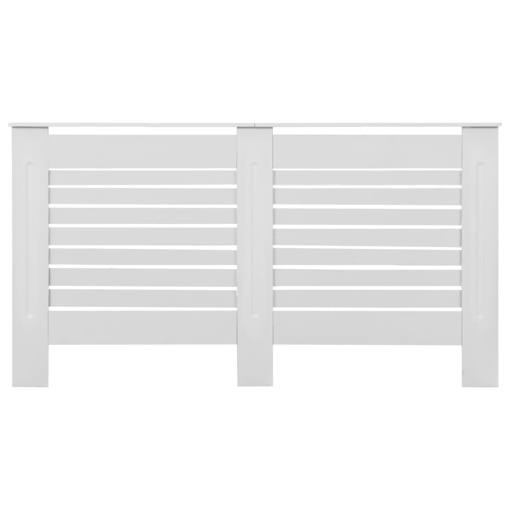 Cobertura de radiador 152x19x81,5 cm MDF branco - 219892 - Image 2