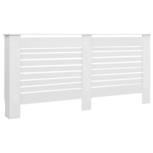 Cobertura de radiador 172x19x81,5 cm MDF branco - 219893
