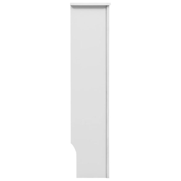 Cobertura de radiador 112x19x81,5 cm MDF branco - 665957 - Image 3