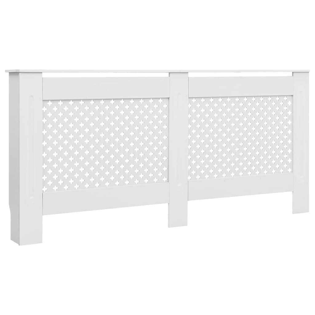 Cobertura de radiador 172x19x81,5 cm MDF branco - 302694