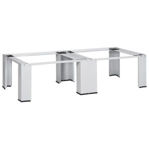 Suporte duplo para máquina de lavar e secar branco - 666458