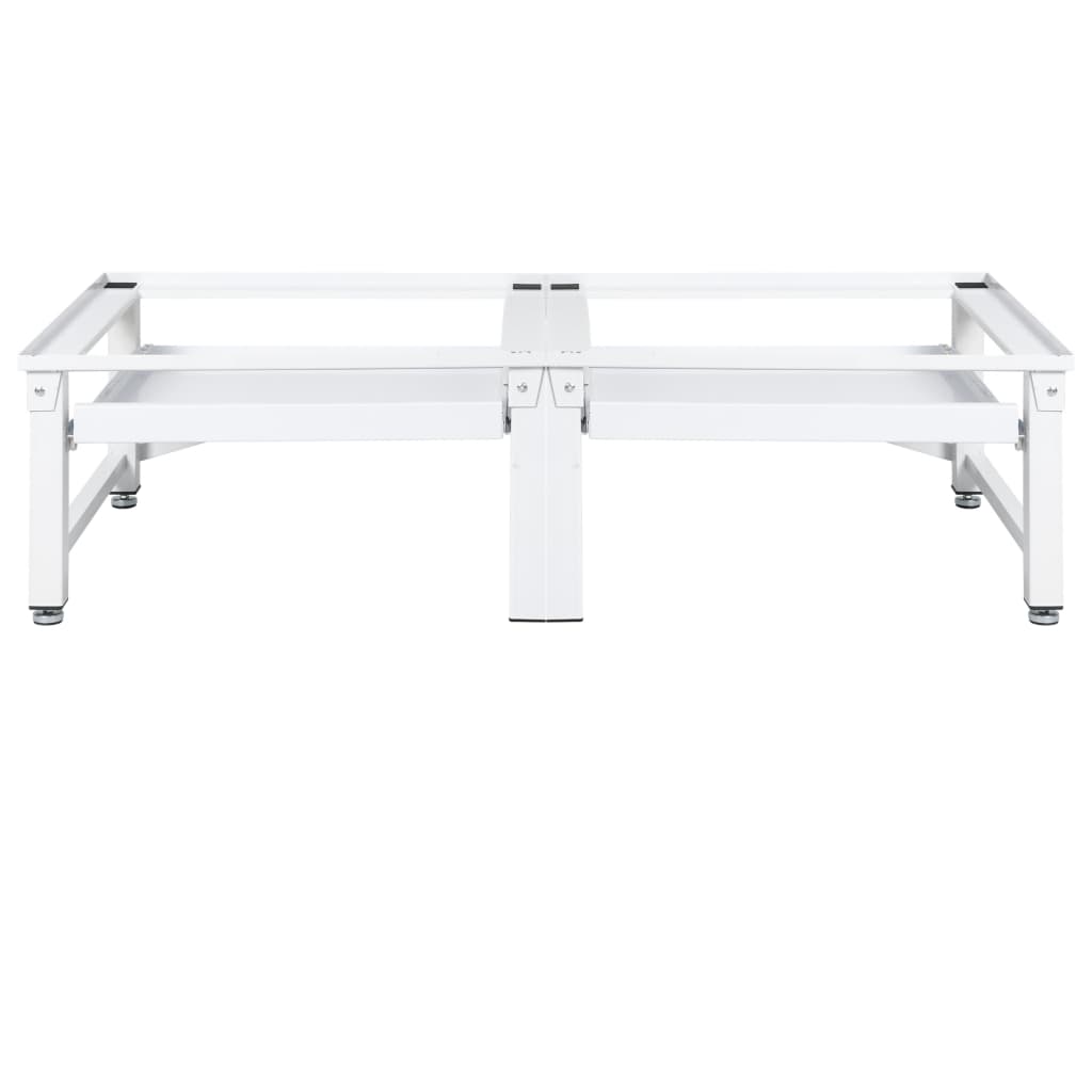 Suporte duplo máq. lavar/secar c/ prateleiras extraíveis branco - 666460 - Image 3