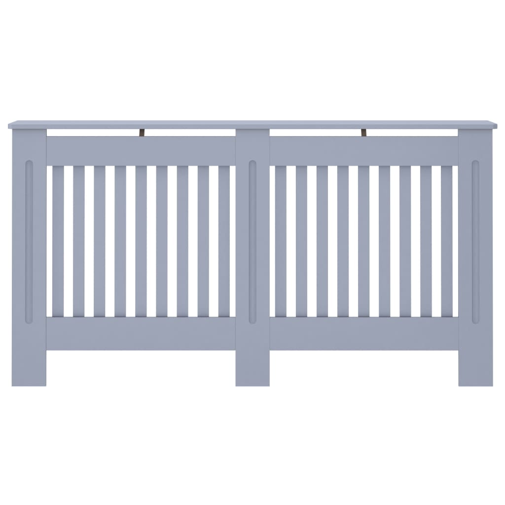 Cobertura de radiador 152x19x81 cm MDF antracite - 209038 - Image 2