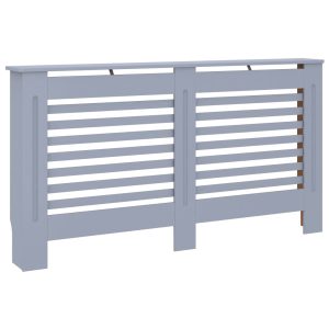 Cobertura de radiador 152x19x81,5 cm MDF antracite - 665972