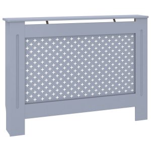 Cobertura de radiador 112x19x81,5 cm MDF antracite - 665978