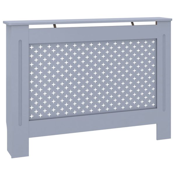 Cobertura de radiador 112x19x81,5 cm MDF antracite - 665978