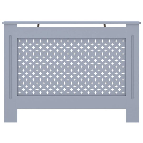 Cobertura de radiador 112x19x81,5 cm MDF antracite - 665978 - Image 2