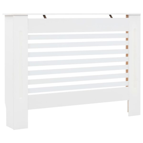Coberturas de radiador 2 pcs 112x19x81,5 cm MDF branco - 665987 - Image 2
