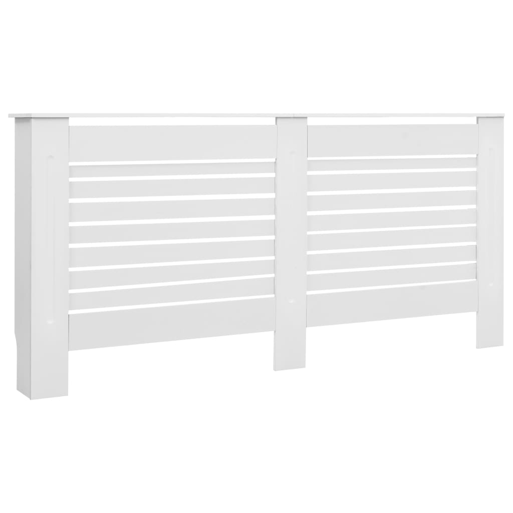 Coberturas de radiador 2 pcs 172x19x81,5 cm MDF branco - 220119 - Image 2