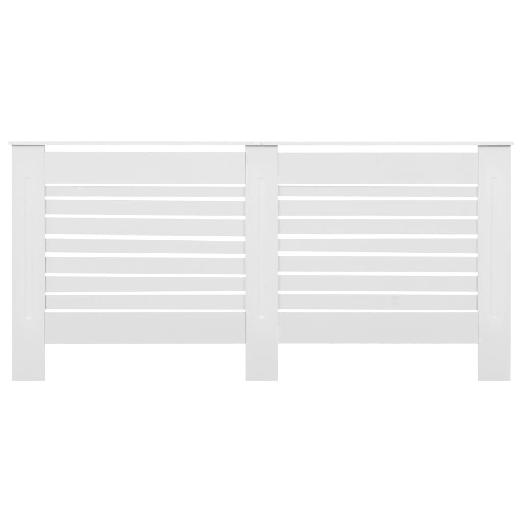 Coberturas de radiador 2 pcs 172x19x81,5 cm MDF branco - 220119 - Image 3