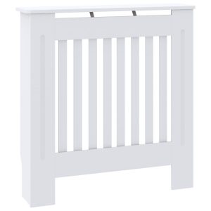 Cobertura de radiador MDF 78 cm branco - 303839