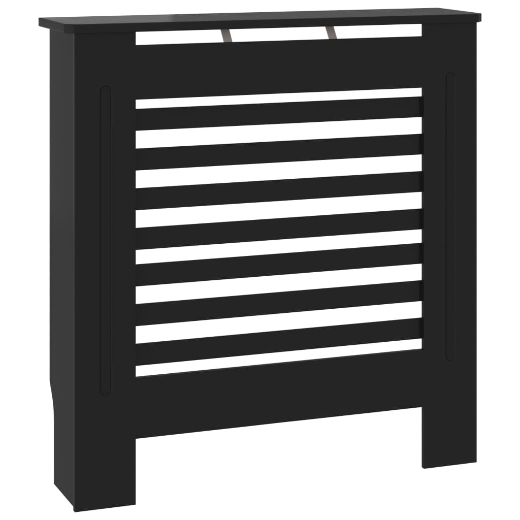 Cobertura de radiador MDF 78 cm preto - 666010