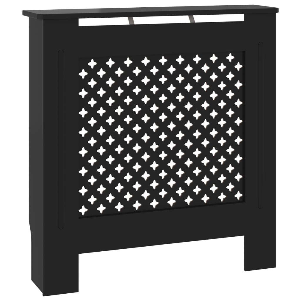Cobertura de radiador MDF 78 cm preto - 666014
