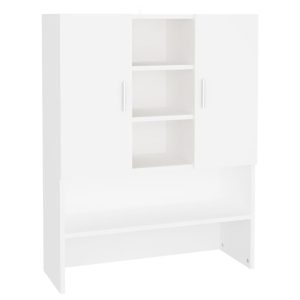 Armário máquina de lavar 70,5x25,5x90 cm branco - 666470