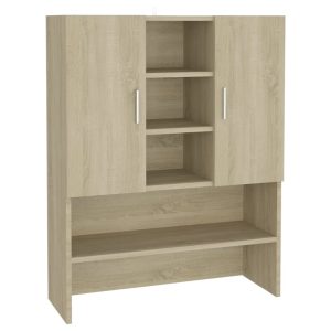 Armário máquina de lavar 70,5x25,5x90 cm carvalho sonoma - 666472
