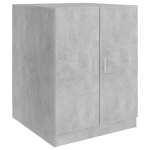 Armário máquina lavar roupa 71x71,5x91,5 cm cinzento-cimento - 666480