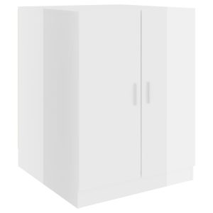 Armário máquina lavar roupa 71x71,5x91,5 cm branco brilhante - 666481