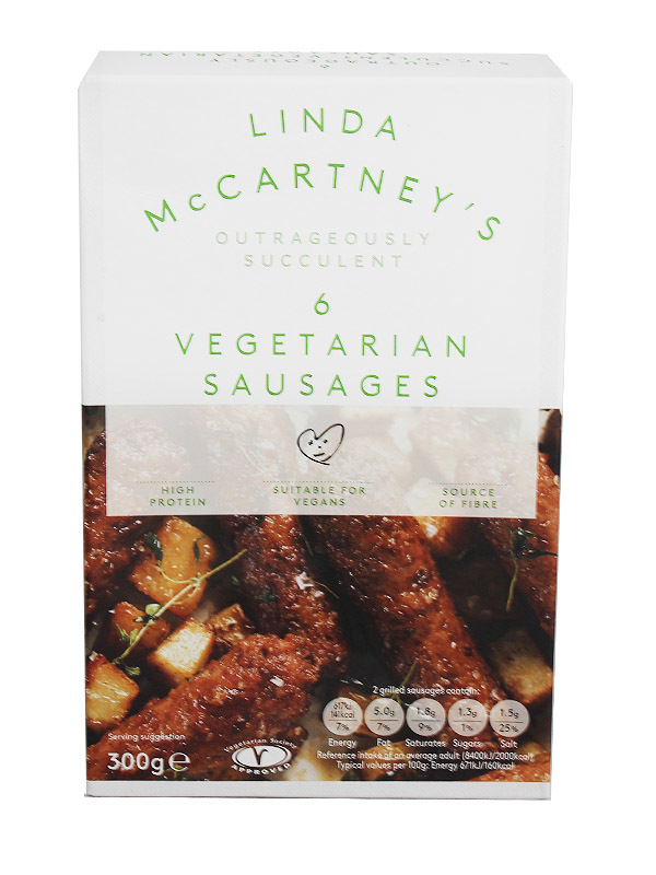 CONGELADO SALCHICHAS VEGETA VEGANA Linda McCartney 270gr