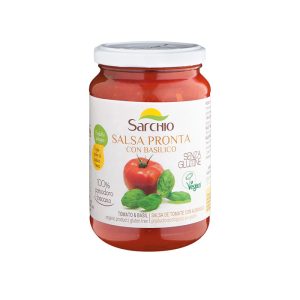 SALSA TOMATE BIO Y ALBAHACA 340GR