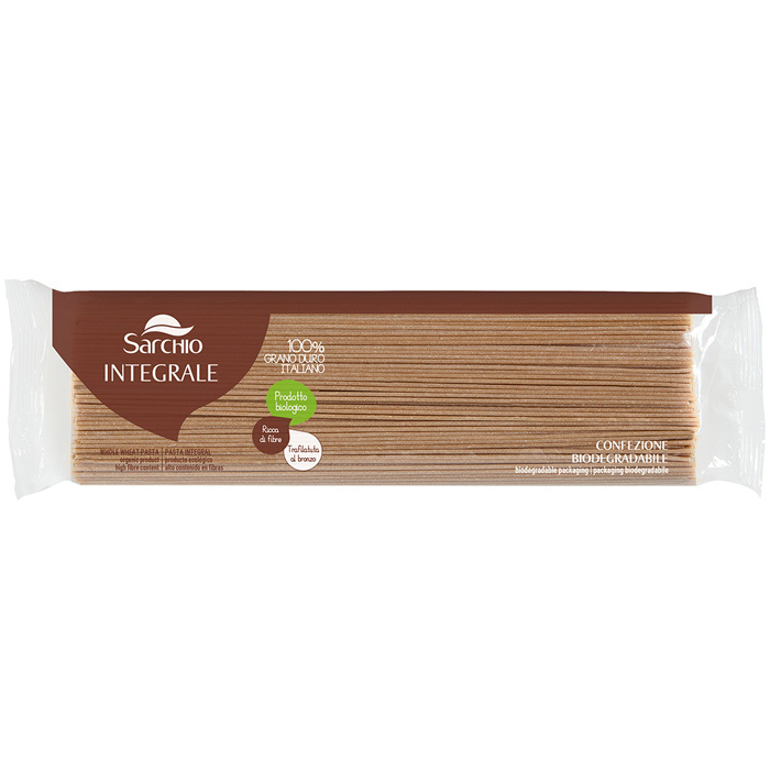 SPAGUETI SEMOLA DE TRIGO DURO INTEGRAL BIO 500 GR
