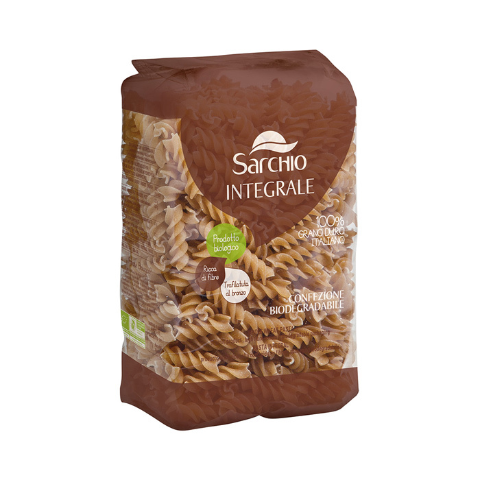 FUSILLI SEMOLA DE TRIGO DURO INTEGRAL BIO 500 GR