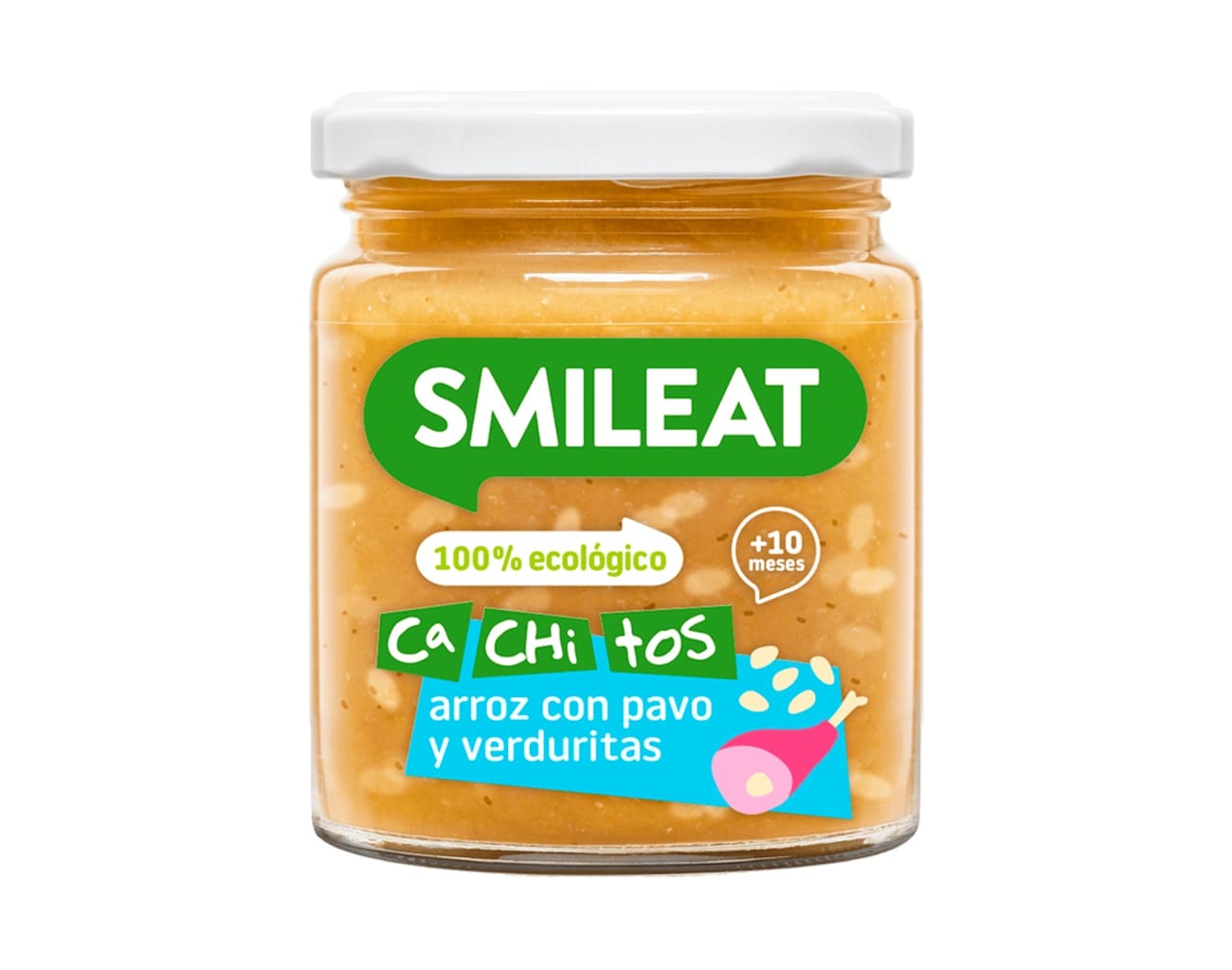 POTITO BIO CACHITOS DE ARROZ Y PAVO CON VERDURAS 230 GR