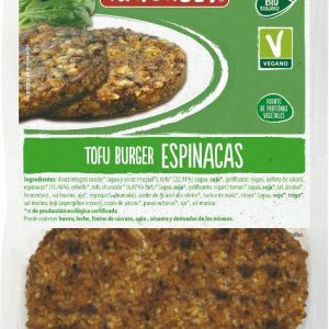 REFRIG HAMBURGUESA DE TOFU Y ESPINACAS 2 UND. 160 g Natursoy