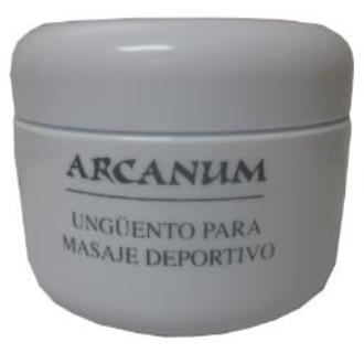 ARCANUM UNGUENTO SEDATIVO massagem desportiva 100ml.