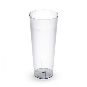 Copo Plastico TUBO (Cristal) PS